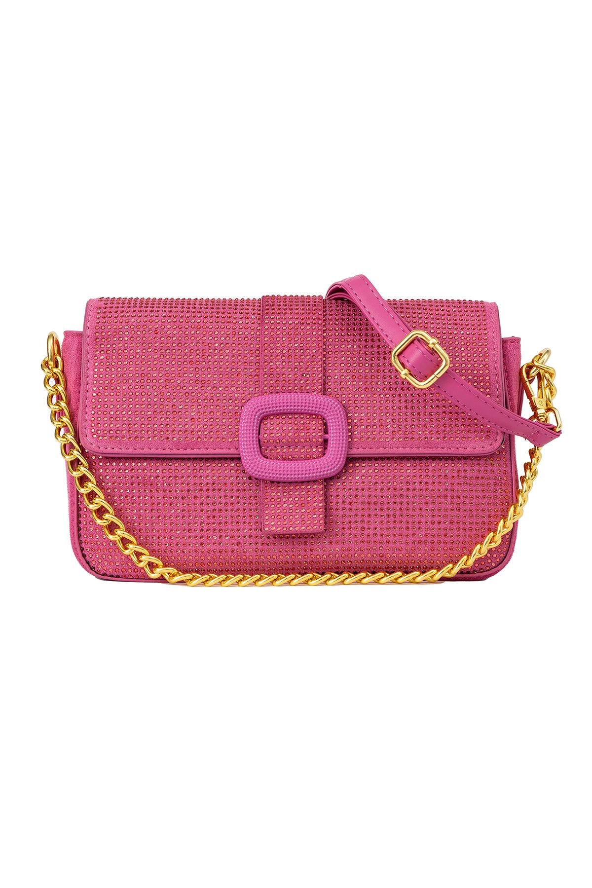 Women's Handbag Lucchi Design - Crystal Hot Pink