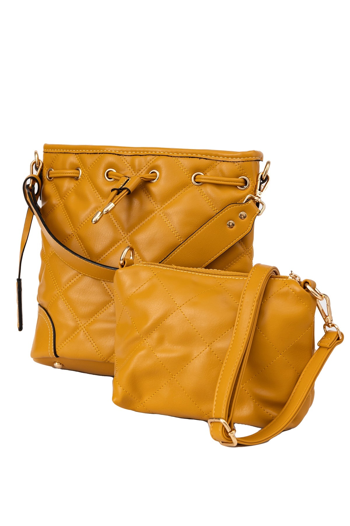 Women's Handbag Lucchi Design - Mustard Style 2