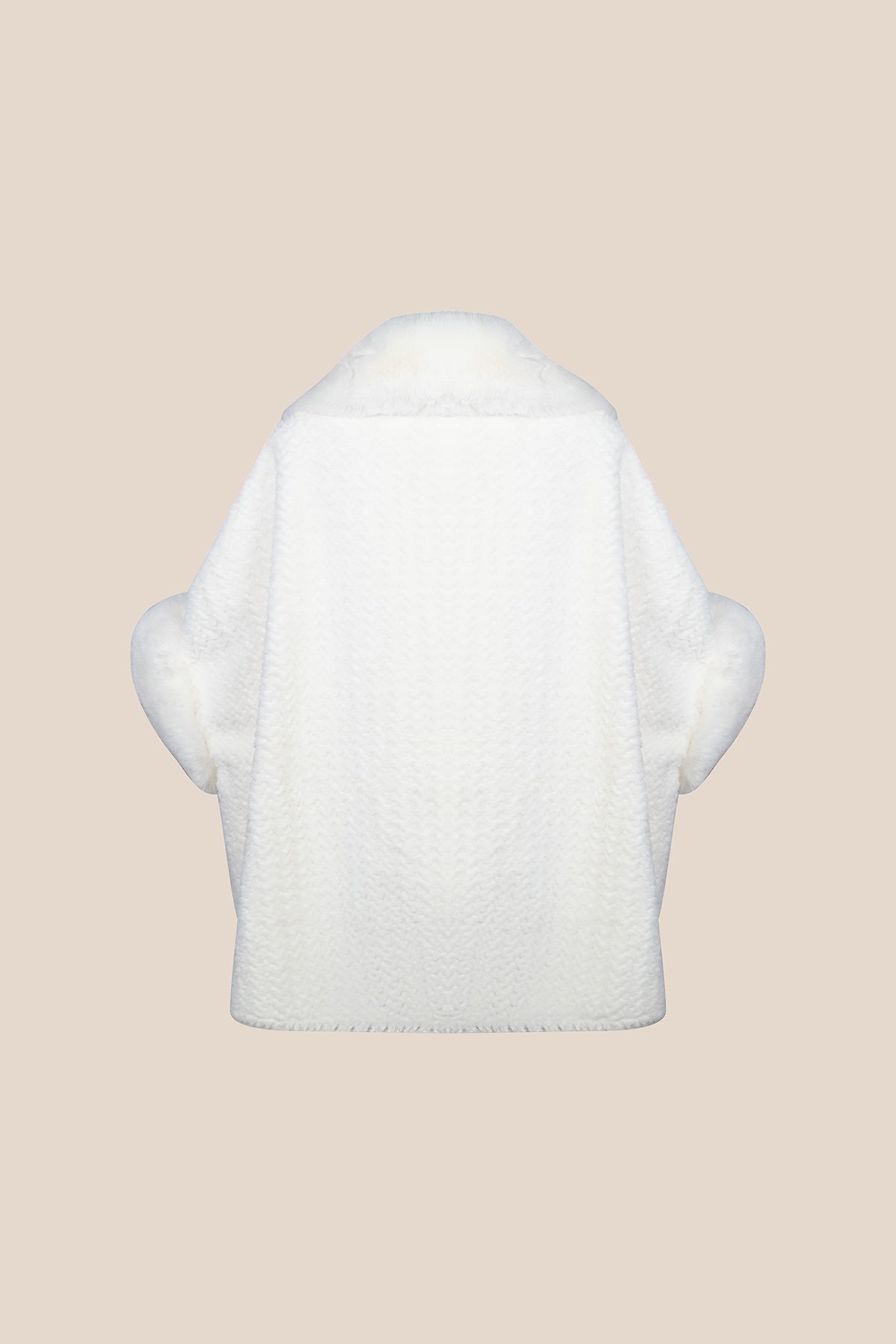 Scott Cashmere Women's Cape Exclusive Design - White