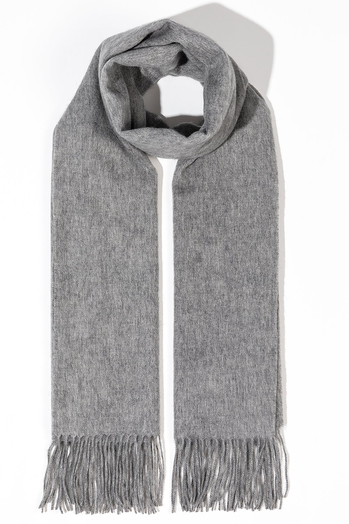 Scott Cashmere 100% Pure Cashmere Scarf Grey