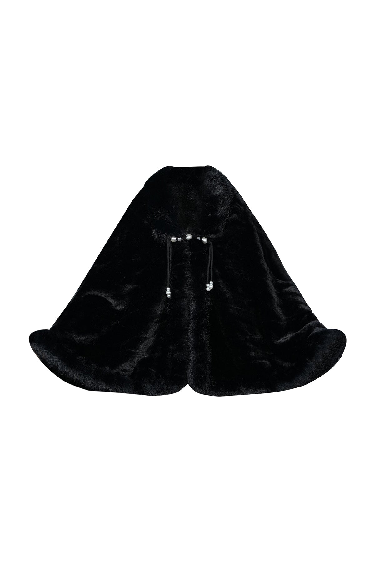 Scott Cashmere Women's Cape Exclusive Design - Black