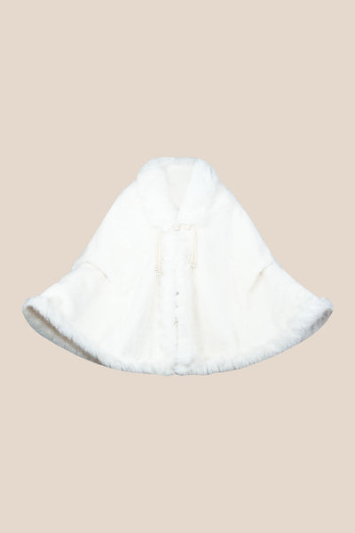 Scott Cashmere Women's Cape Exclusive Design - White