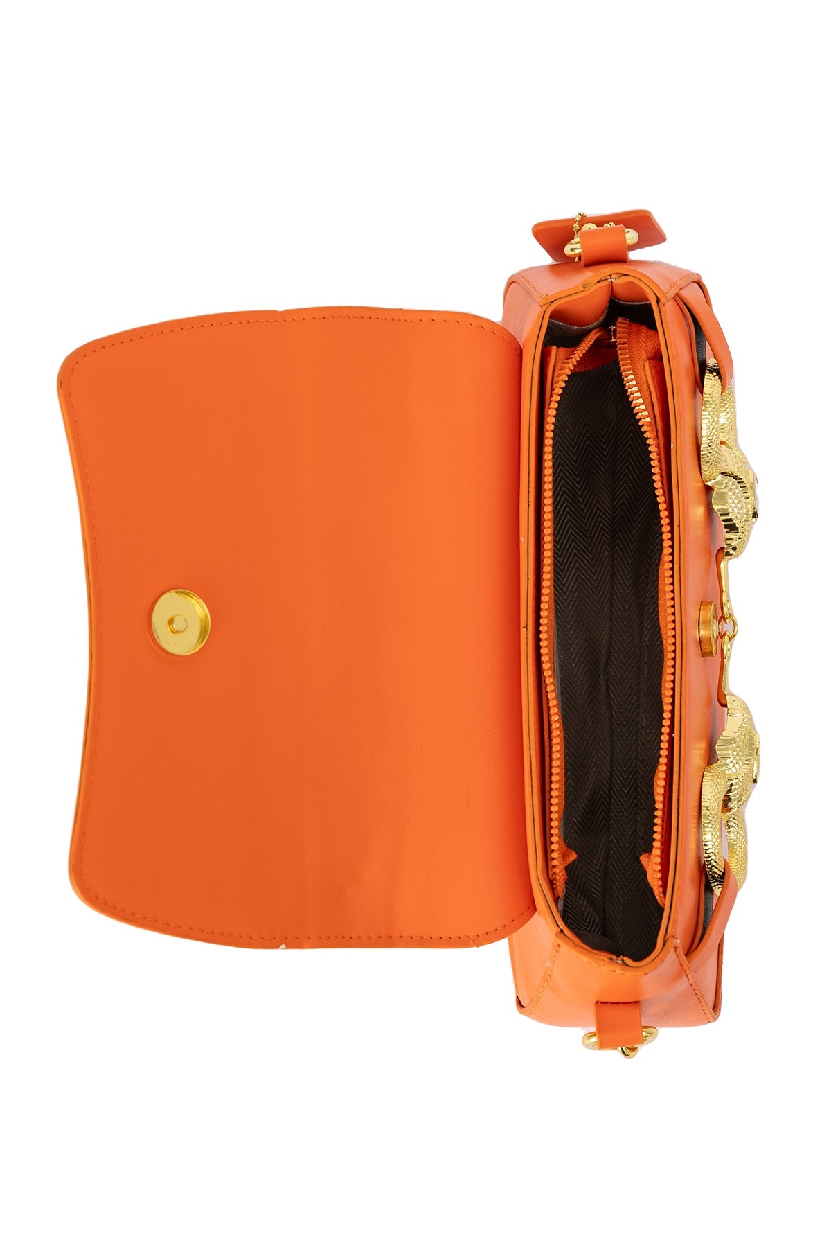 Women's Handbag Lucchi Design - Orange Style 2