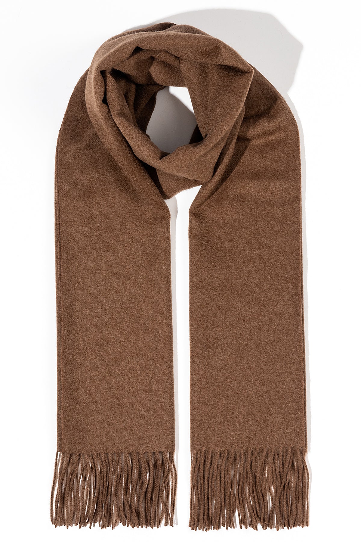 Scott Cashmere 100% Pure Cashmere Scarf Brown