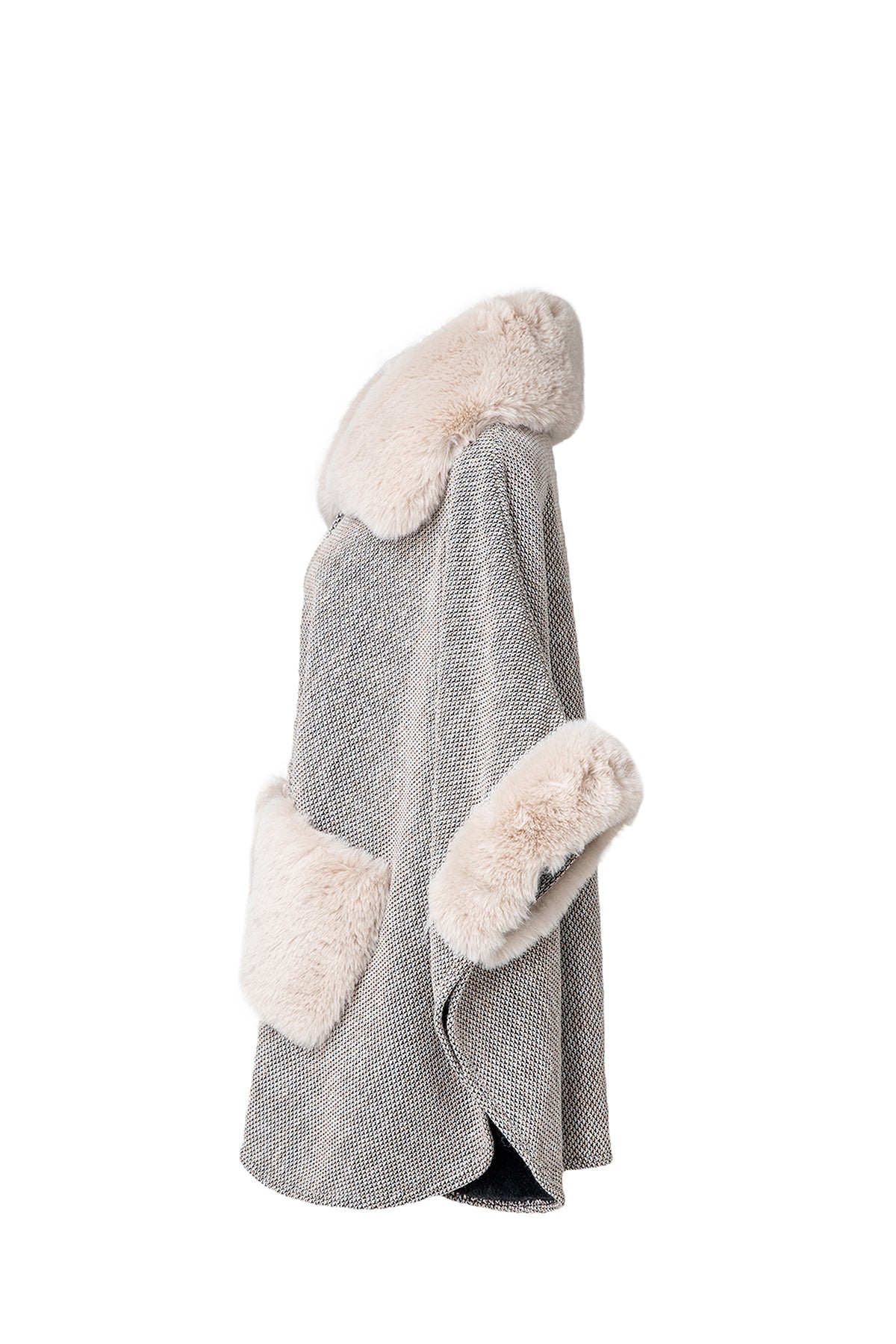 Scott Cashmere Women's Cape Exclusive Design - Grey