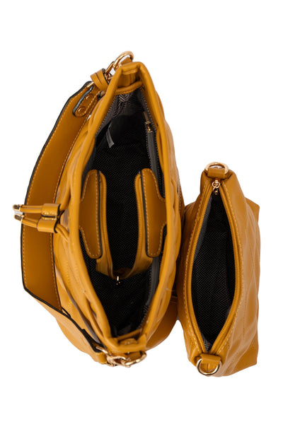 Women's Handbag Lucchi Design - Mustard Style 2