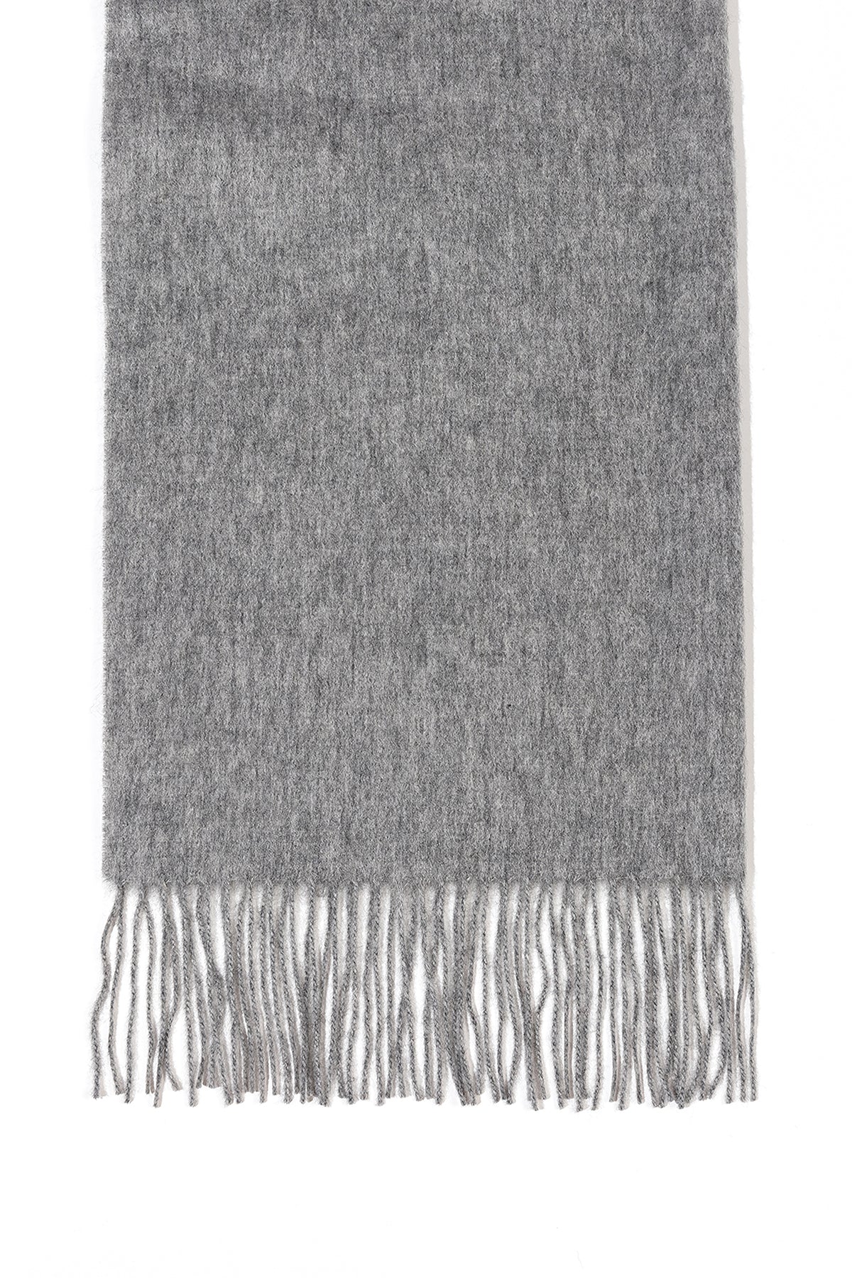 Scott Cashmere 100% Pure Extra Fine Wool Scarf Grey