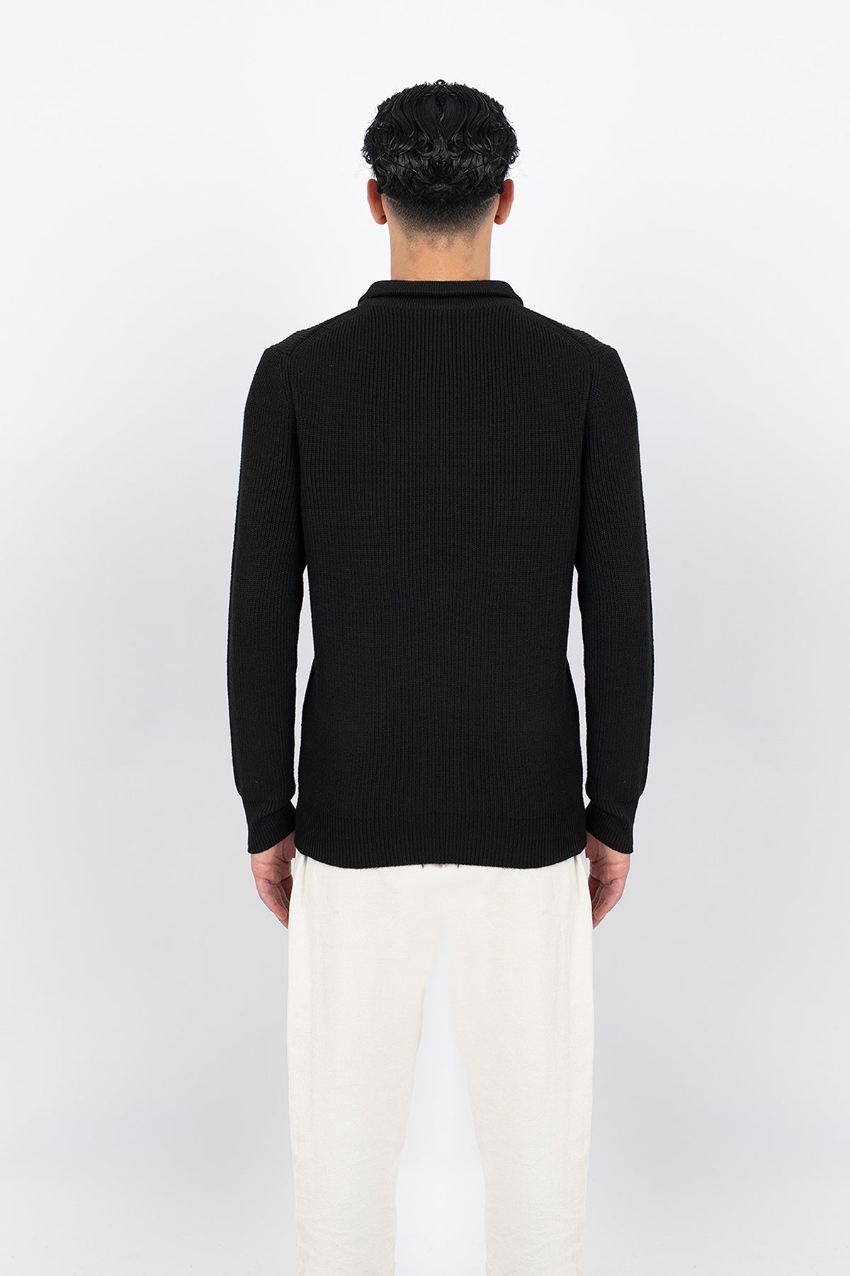 Scott Cashmere Men's Jumper Exclusive Design - Black