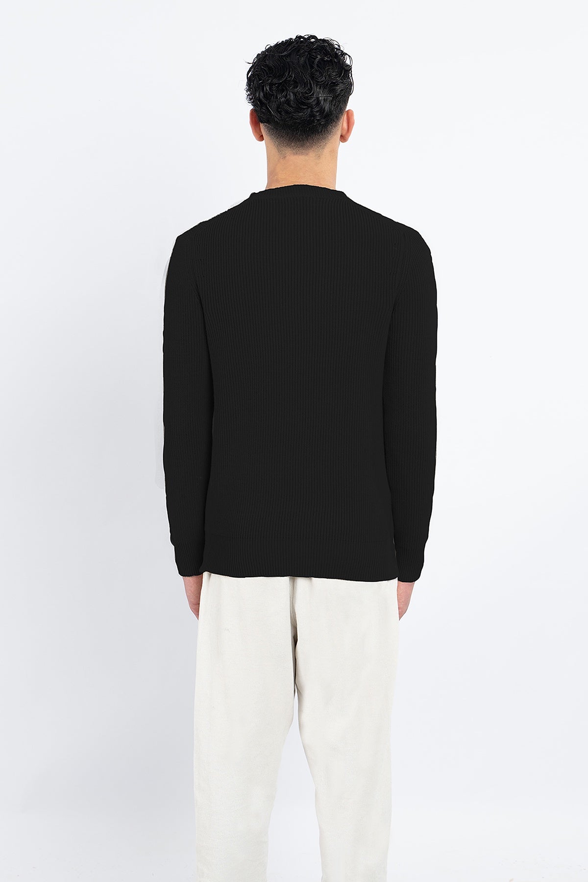 Scott Cashmere Men's Jumper Exclusive Design - Black