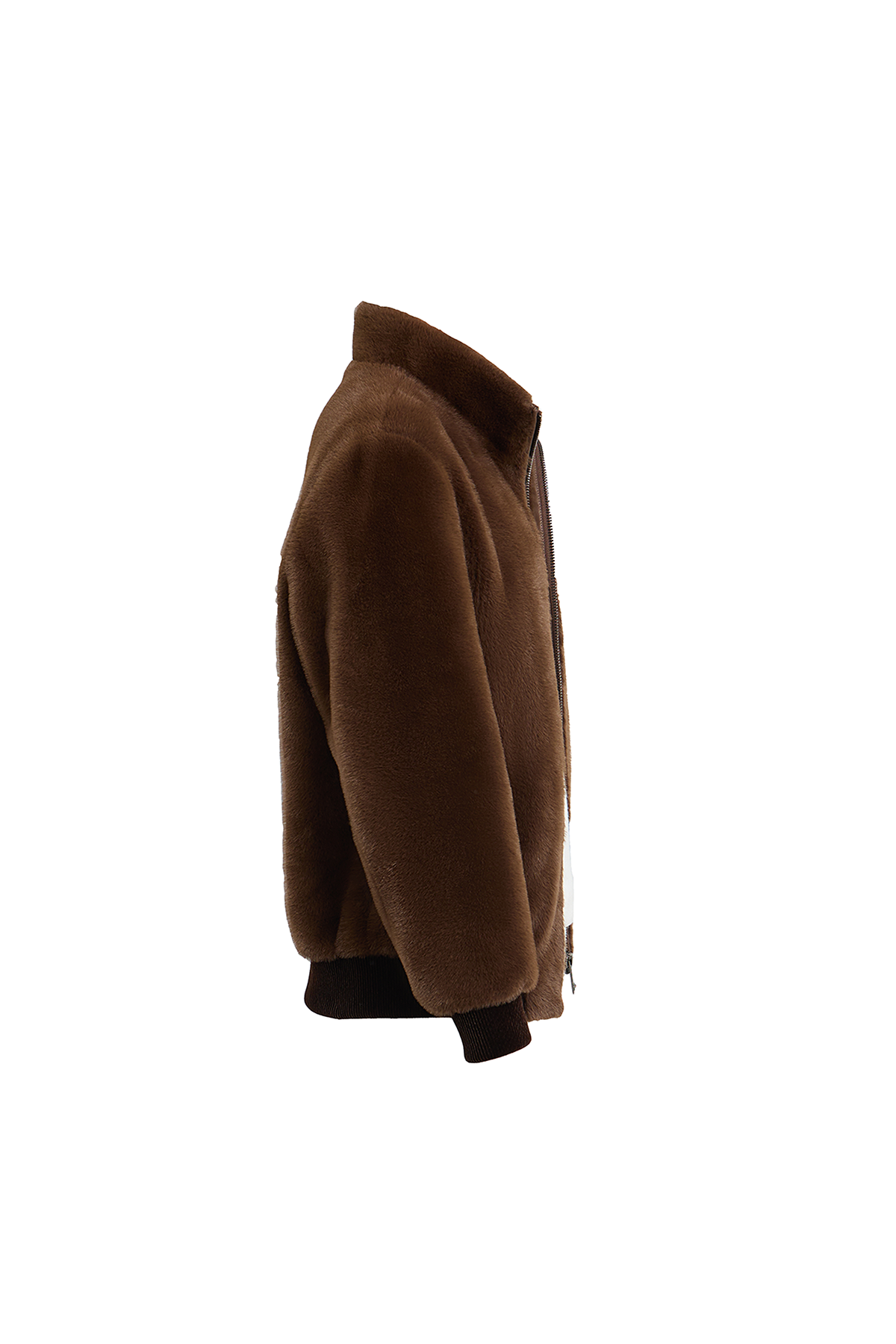 Scott Cashmere Men's Fur Jacket Exclusive Design - Brown