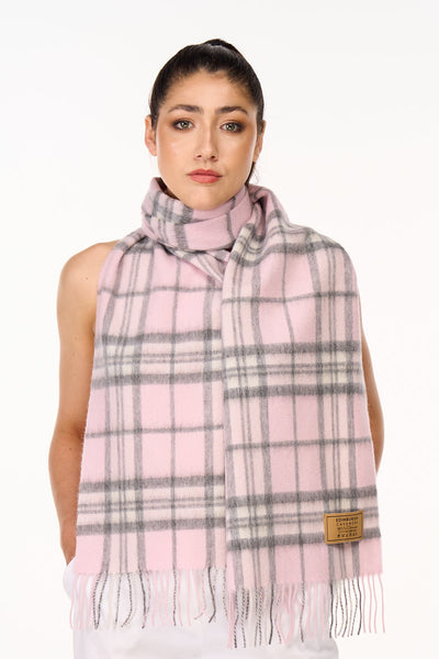 100% Pure Cashmere Scarf Thomson Pink - Big Size