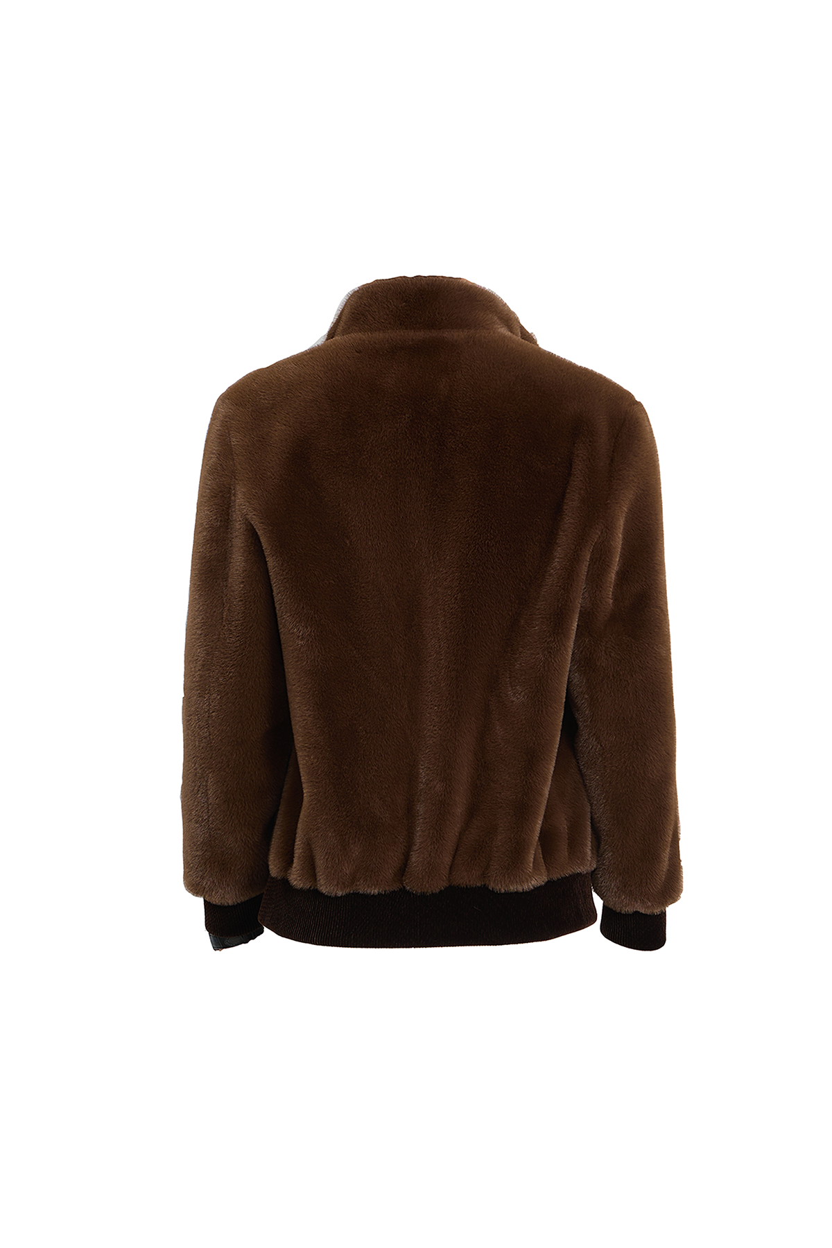 Scott Cashmere Men's Fur Jacket Exclusive Design - Brown