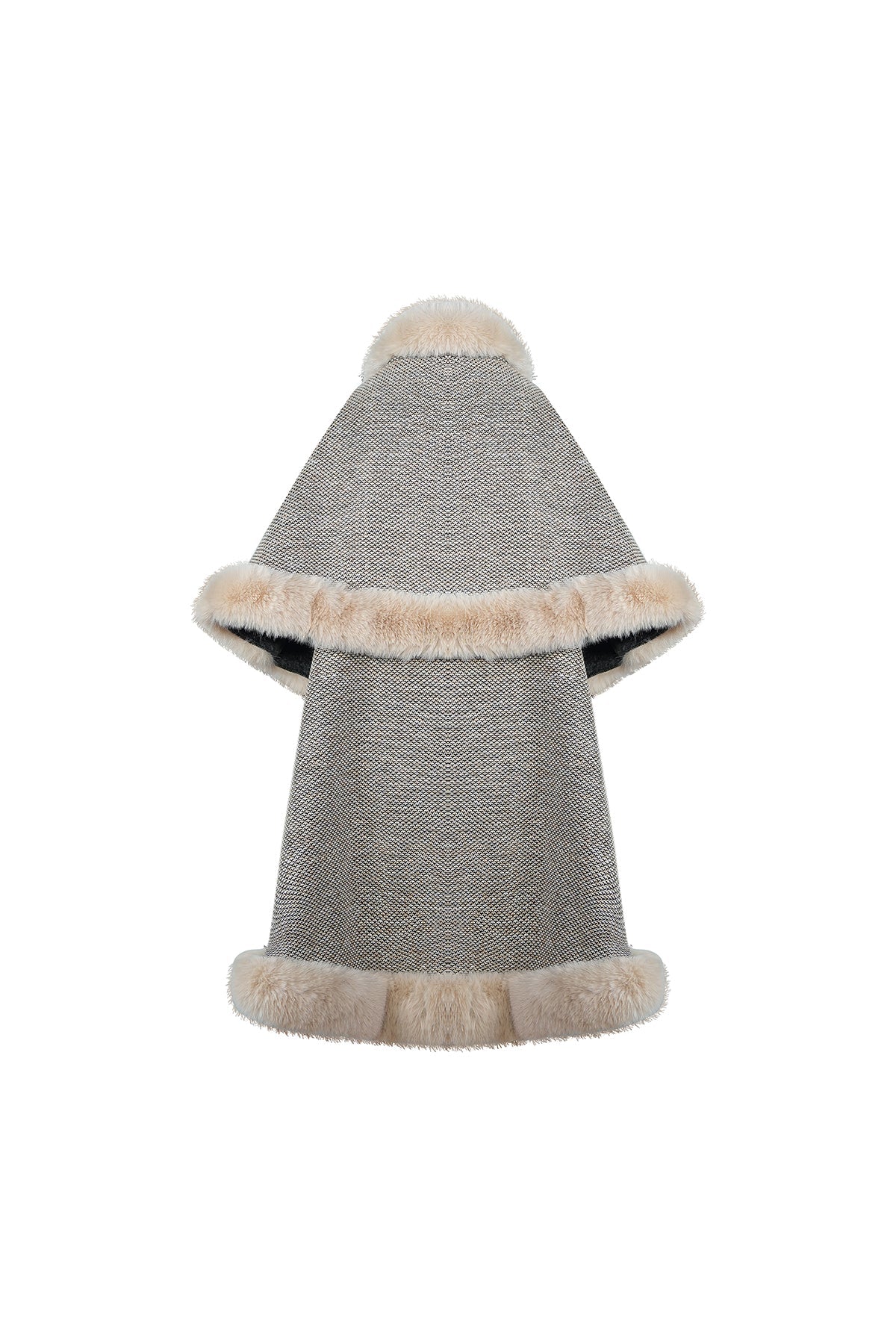 Scott Cashmere Women's Cape Exclusive Design - Grey