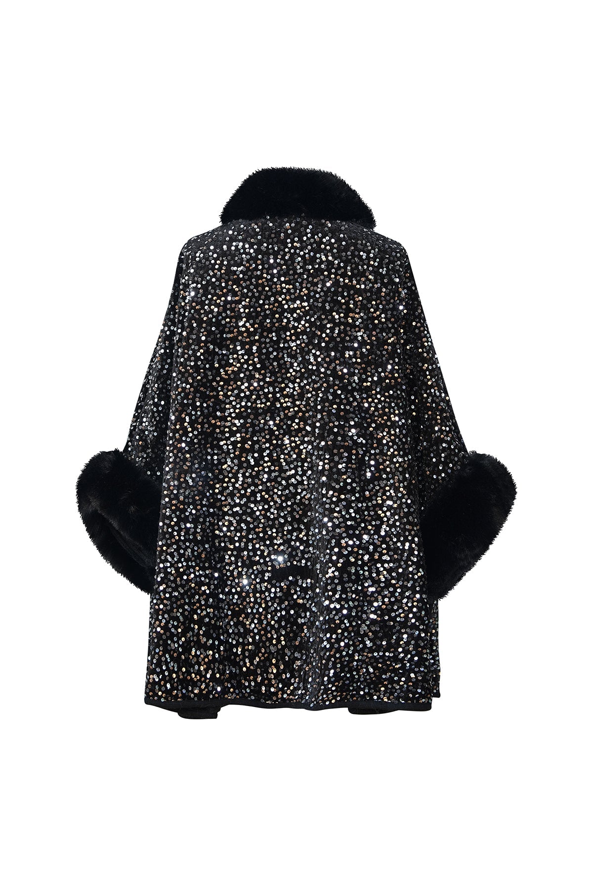 Scott Cashmere Women's Cape Exclusive Design - Black