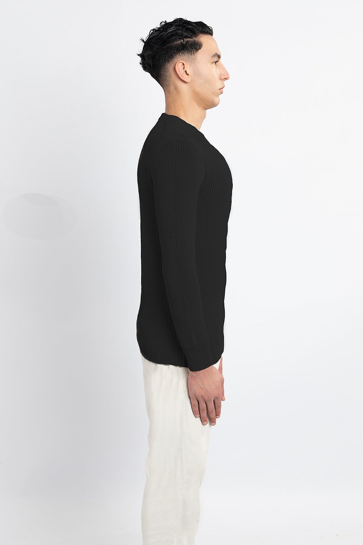 Scott Cashmere Men's Jumper Exclusive Design - Black