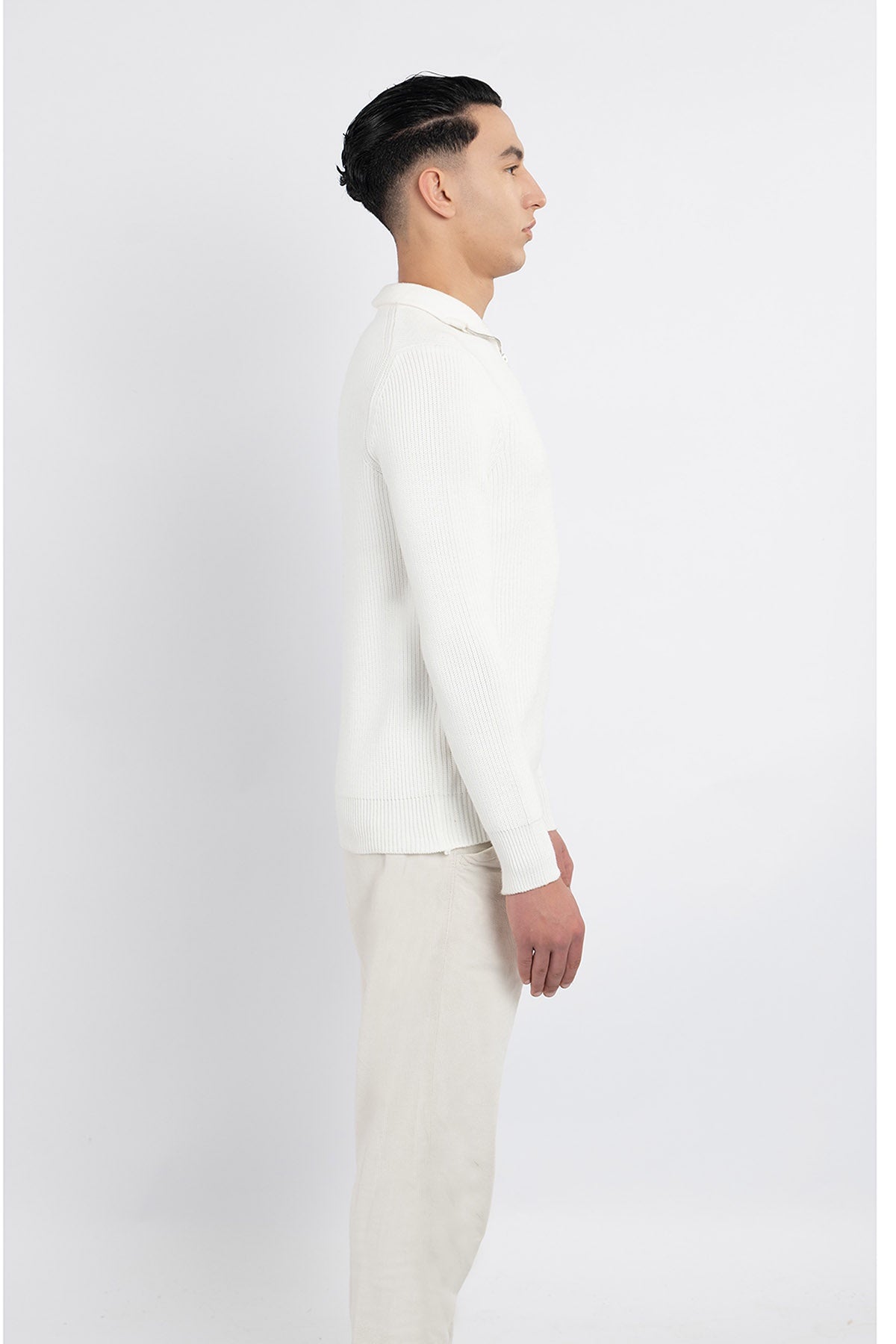 Scott Cashmere Men's Jumper Exclusive Design - White