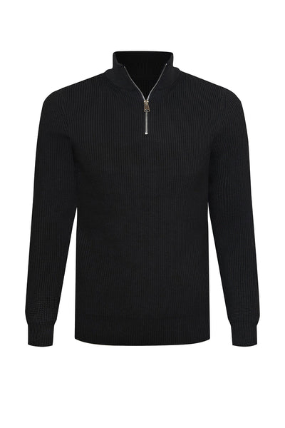 Scott Cashmere Men's Jumper Exclusive Design - Black