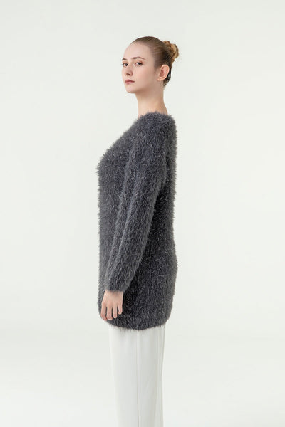 Scott Cashmere Women's Jumper Exclusive Design - Grey