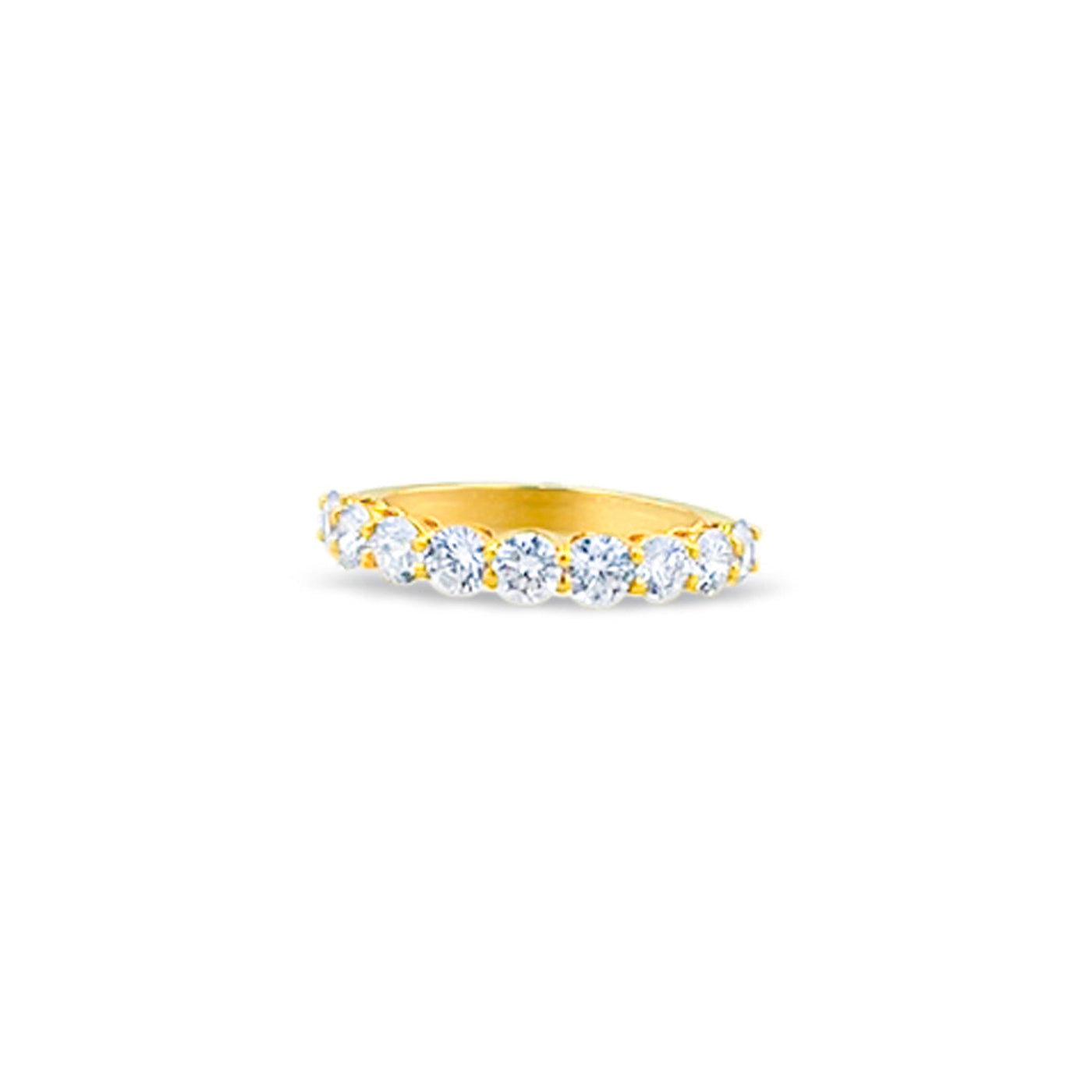 Lucchi 18k White and Yellow Gold with Diamond - Ring Style 36 (Size 13)