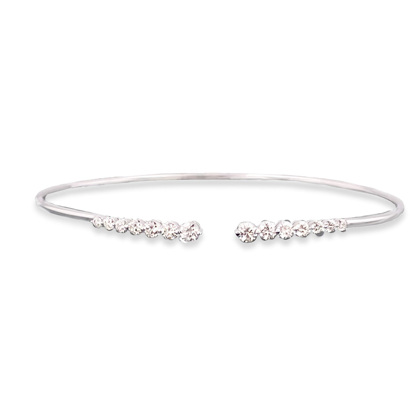 Lucchi 18k White Gold with Diamonds - Bracelet Style 22