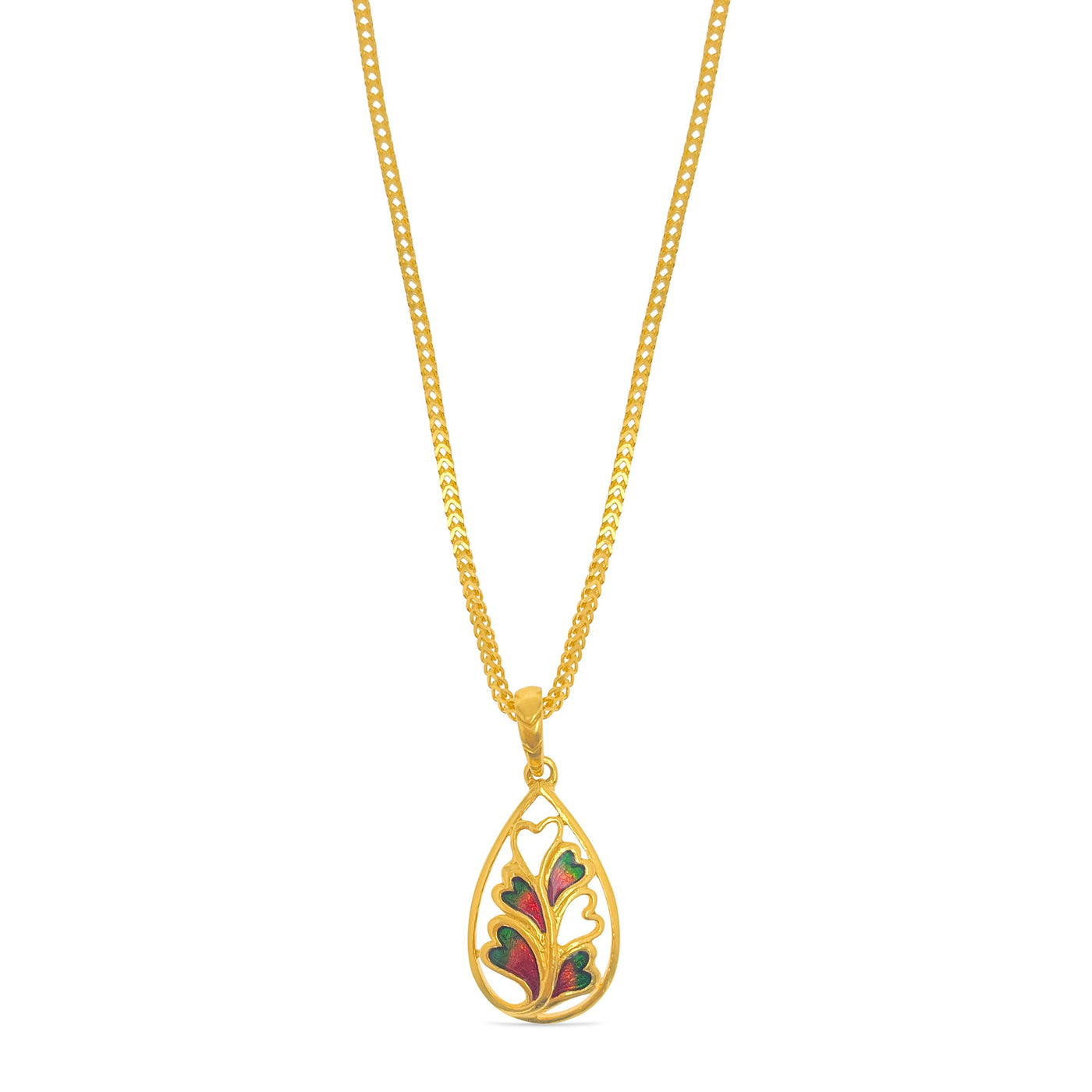 Lucchi 22k Yellow Gold with Enamel - Pendant Style 15