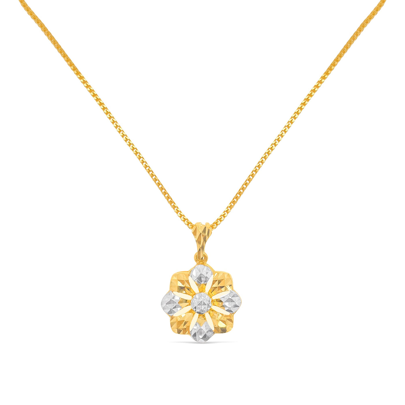 Lucchi 22k Yellow and White Gold - Pendant Style 16