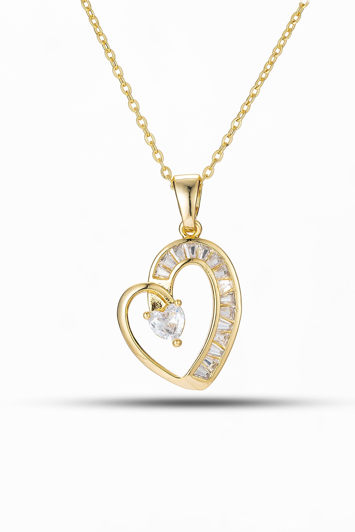 Lucchi Heart-Shaped Pendant Necklace - Exclusive Design 1