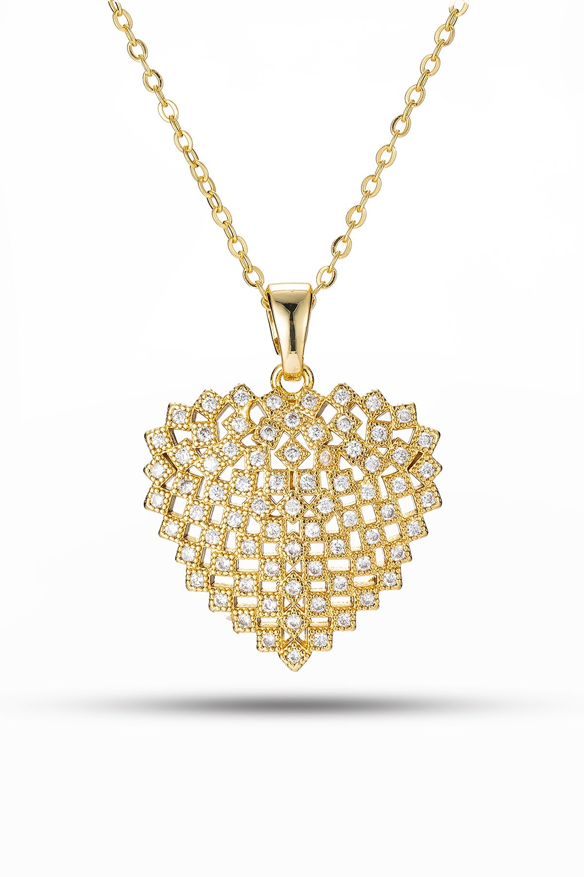 Lucchi Heart-Shaped Pendant Necklace - Exclusive Design 2