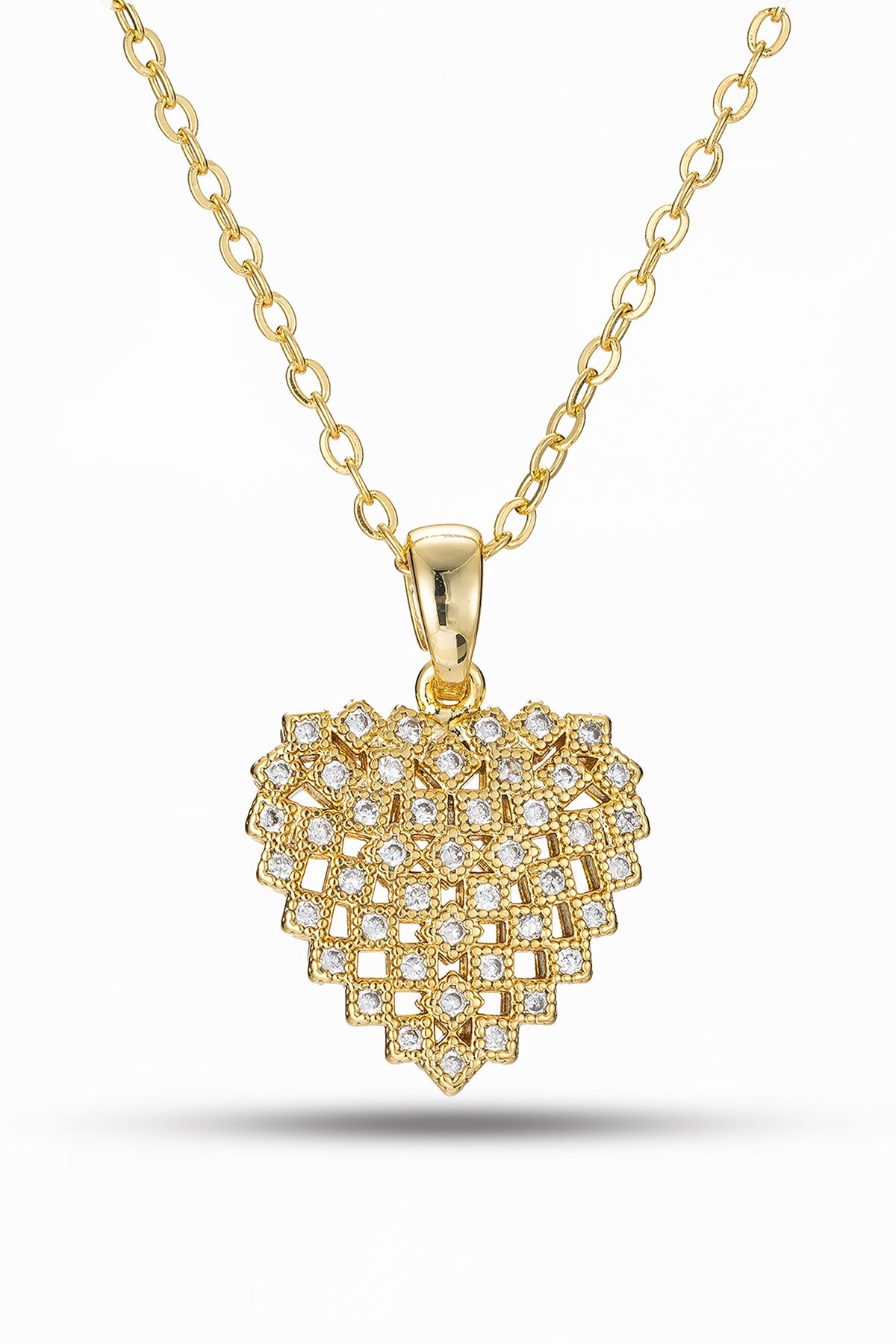 Lucchi Heart-Shaped Pendant Necklace - Exclusive Design 5