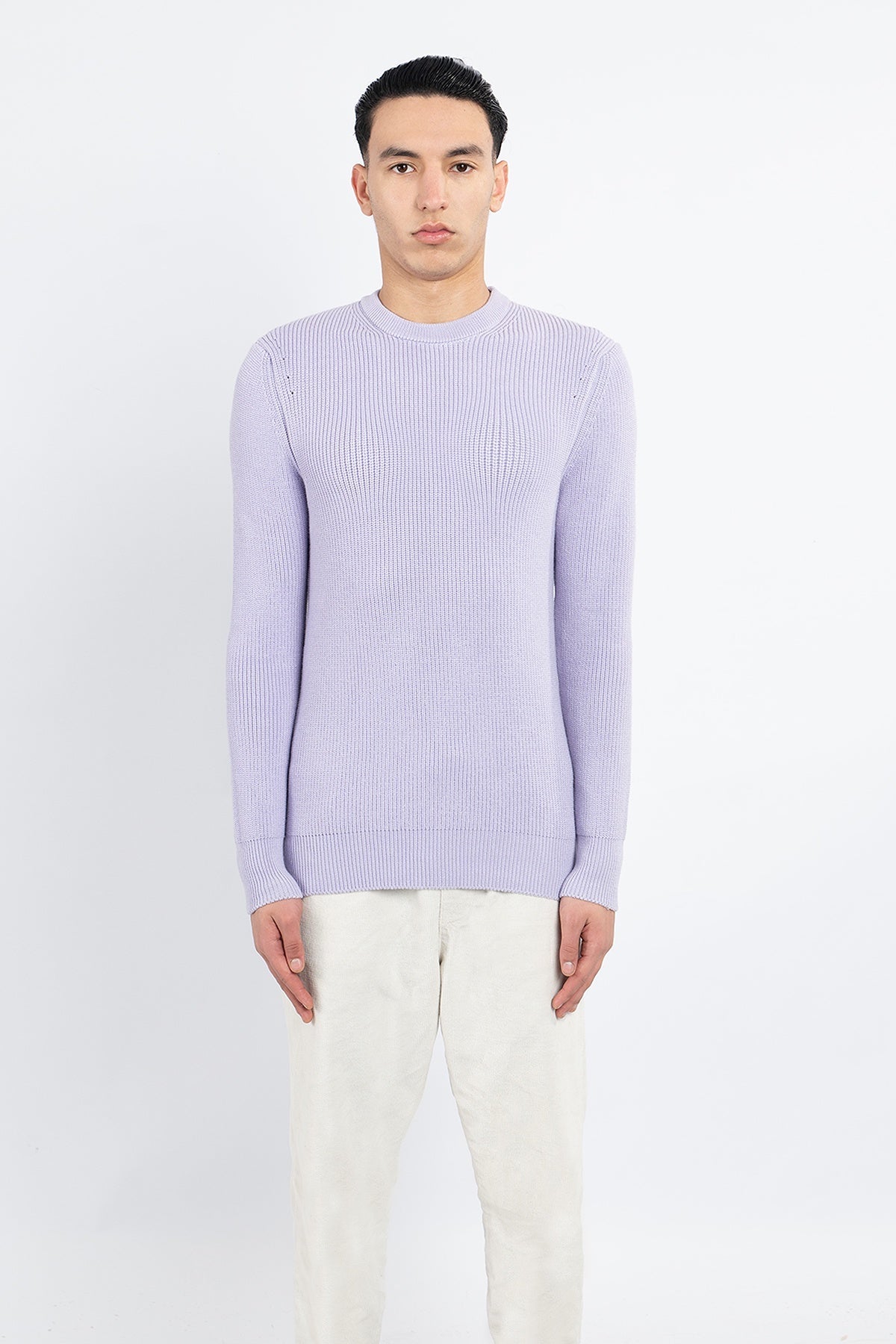 Scott Cashmere Men's Jumper Exclusive Design - Lilac