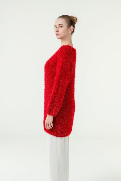 Scott Cashmere Women's Jumper Exclusive Design - Red