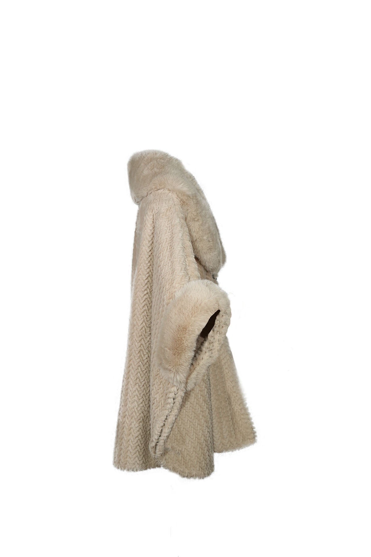 Scott Cashmere Women's Cape Exclusive Design - Beige