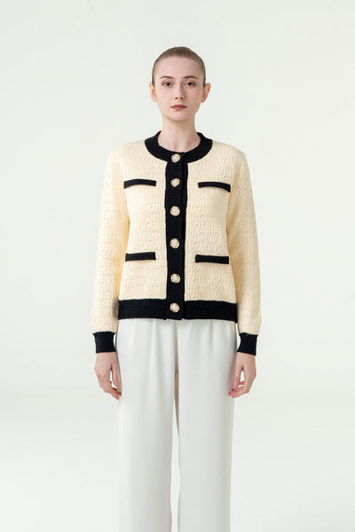 Women's Cardigan Exclusive Design - Cream