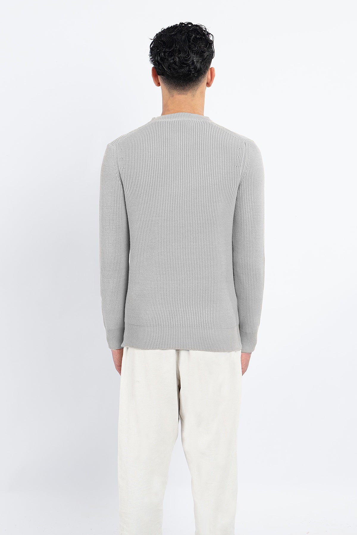 Scott Cashmere Men's Jumper Exclusive Design - Grey