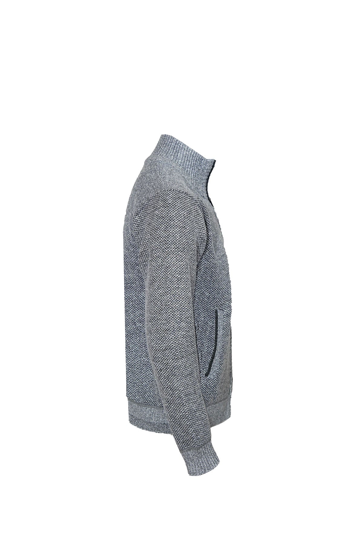 Scott Cashmere Men's Cardigan Exclusive Design - Grey