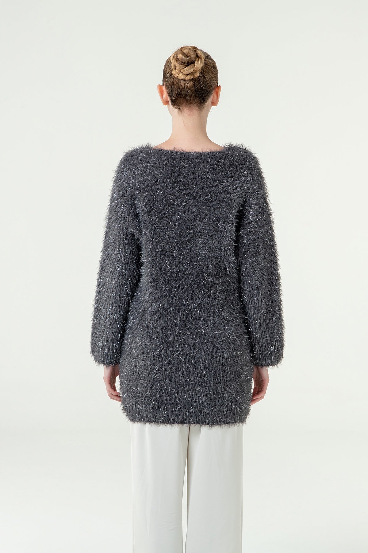 Scott Cashmere Women's Jumper Exclusive Design - Grey