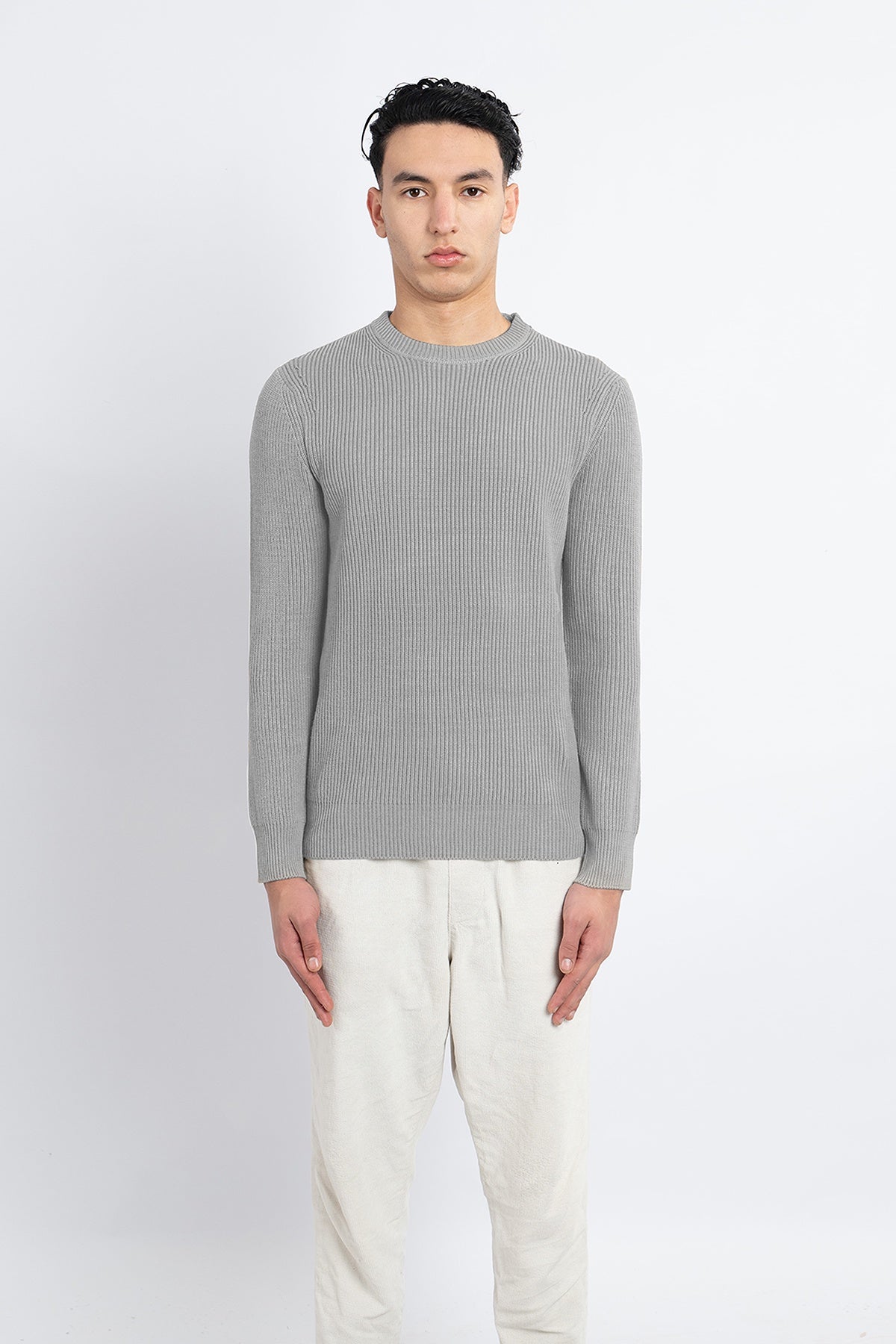 Scott Cashmere Men's Jumper Exclusive Design - Grey