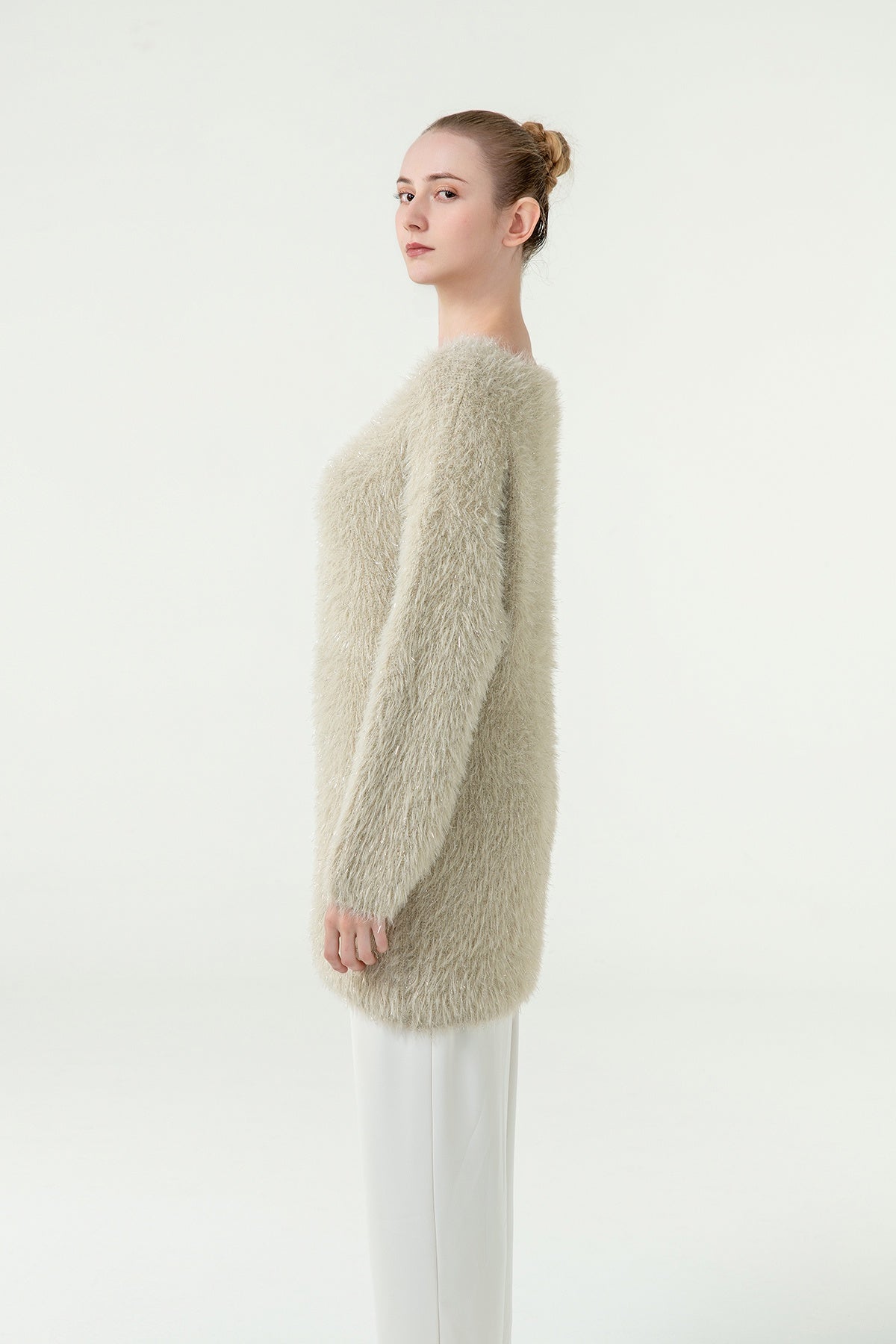 Scott Cashmere Women's Jumper Exclusive Design - Cream