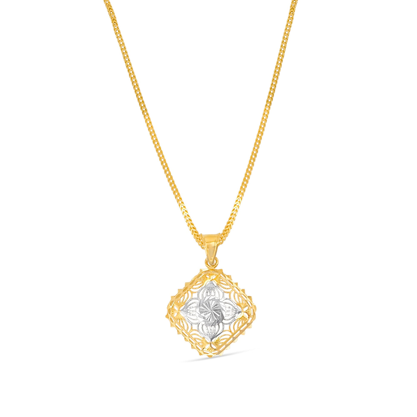 Lucchi 22k Yellow & White Gold - Pendant Style 19