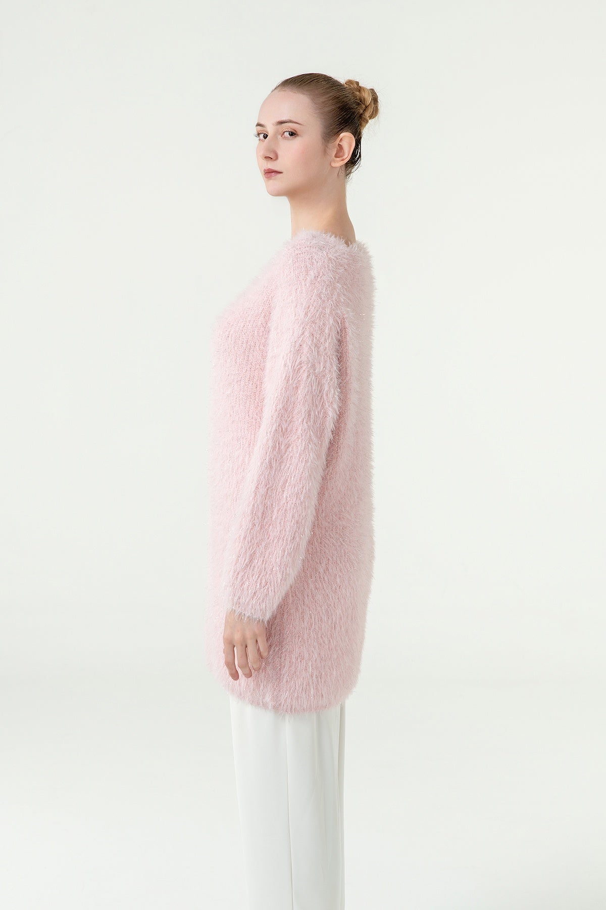 Scott Cashmere Women's Jumper Exclusive Design - Pink