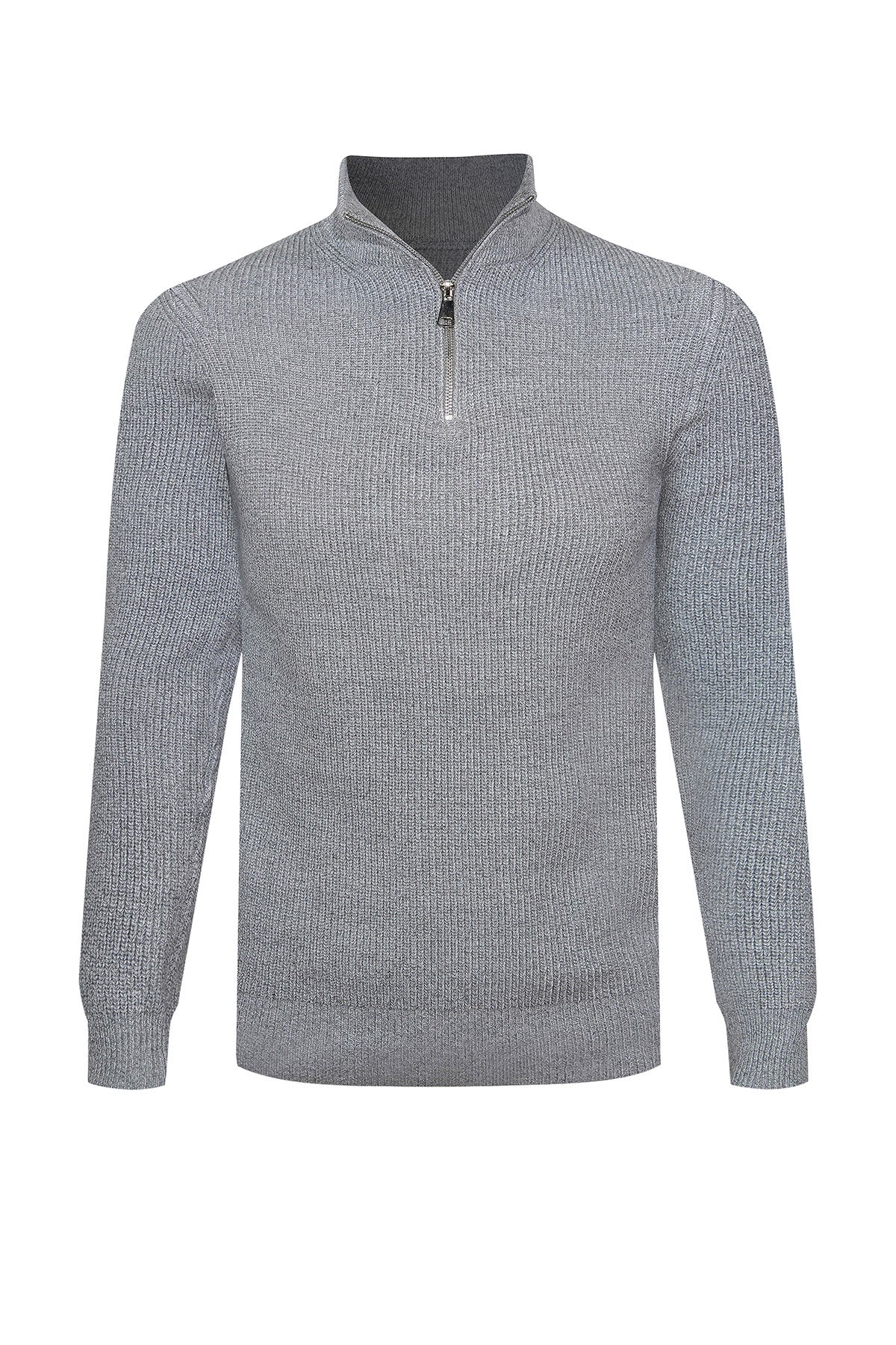 Scott Cashmere Men's Jumper Exclusive Design - Grey