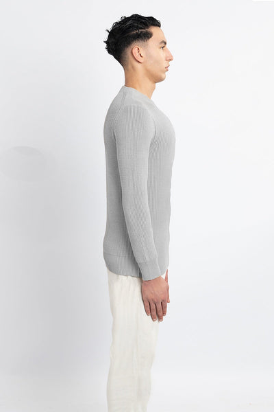 Scott Cashmere Men's Jumper Exclusive Design - Grey