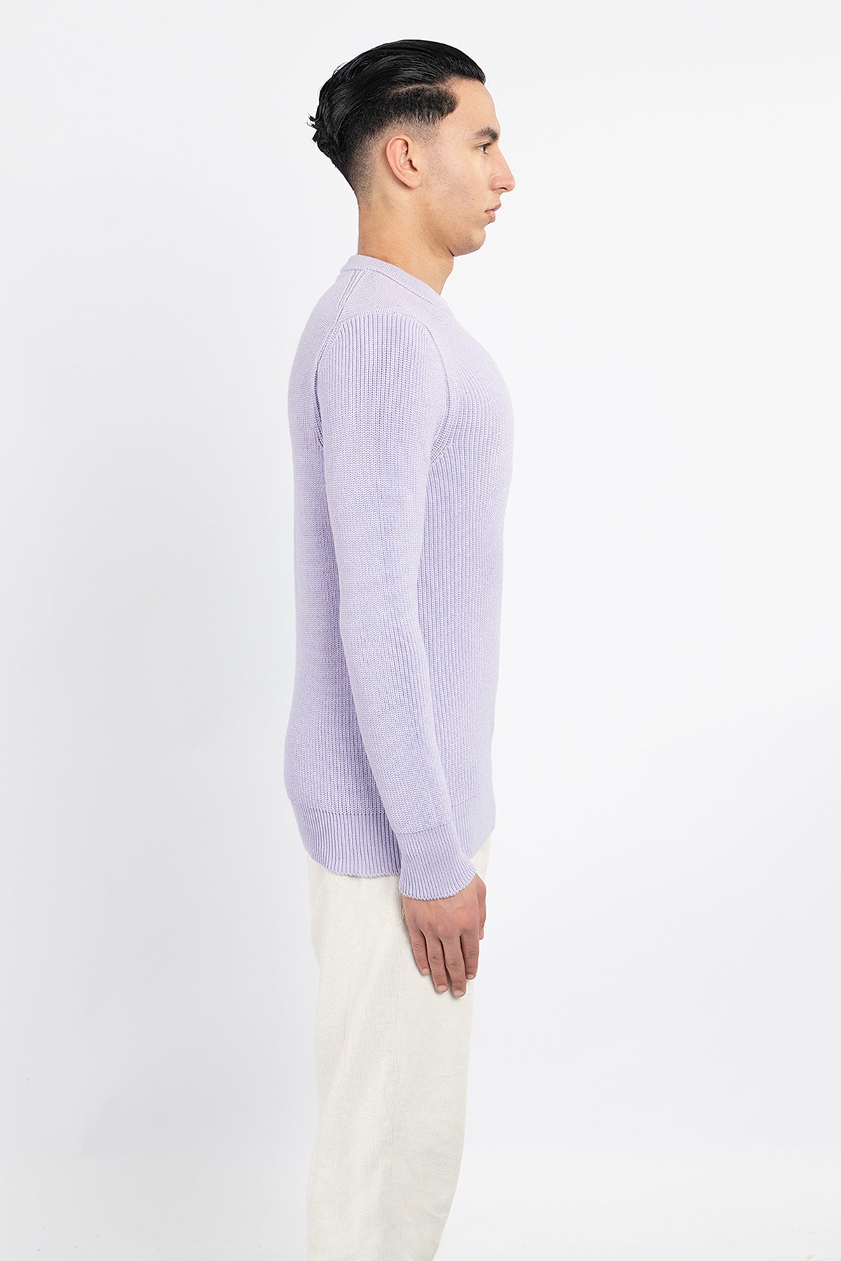 Scott Cashmere Men's Jumper Exclusive Design - Lilac