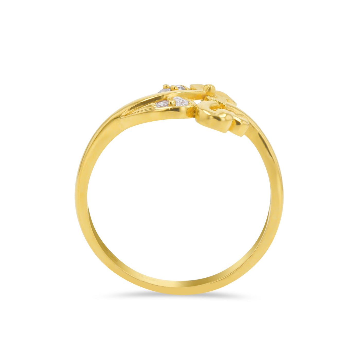 Lucchi 22k Yellow Gold with Stone - Ring Style 74