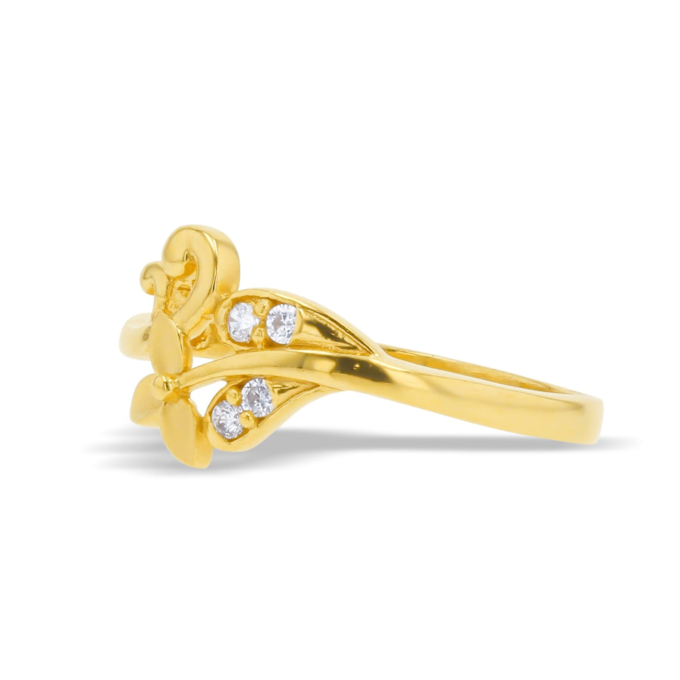 Lucchi 22k Yellow Gold with Stone - Ring Style 74