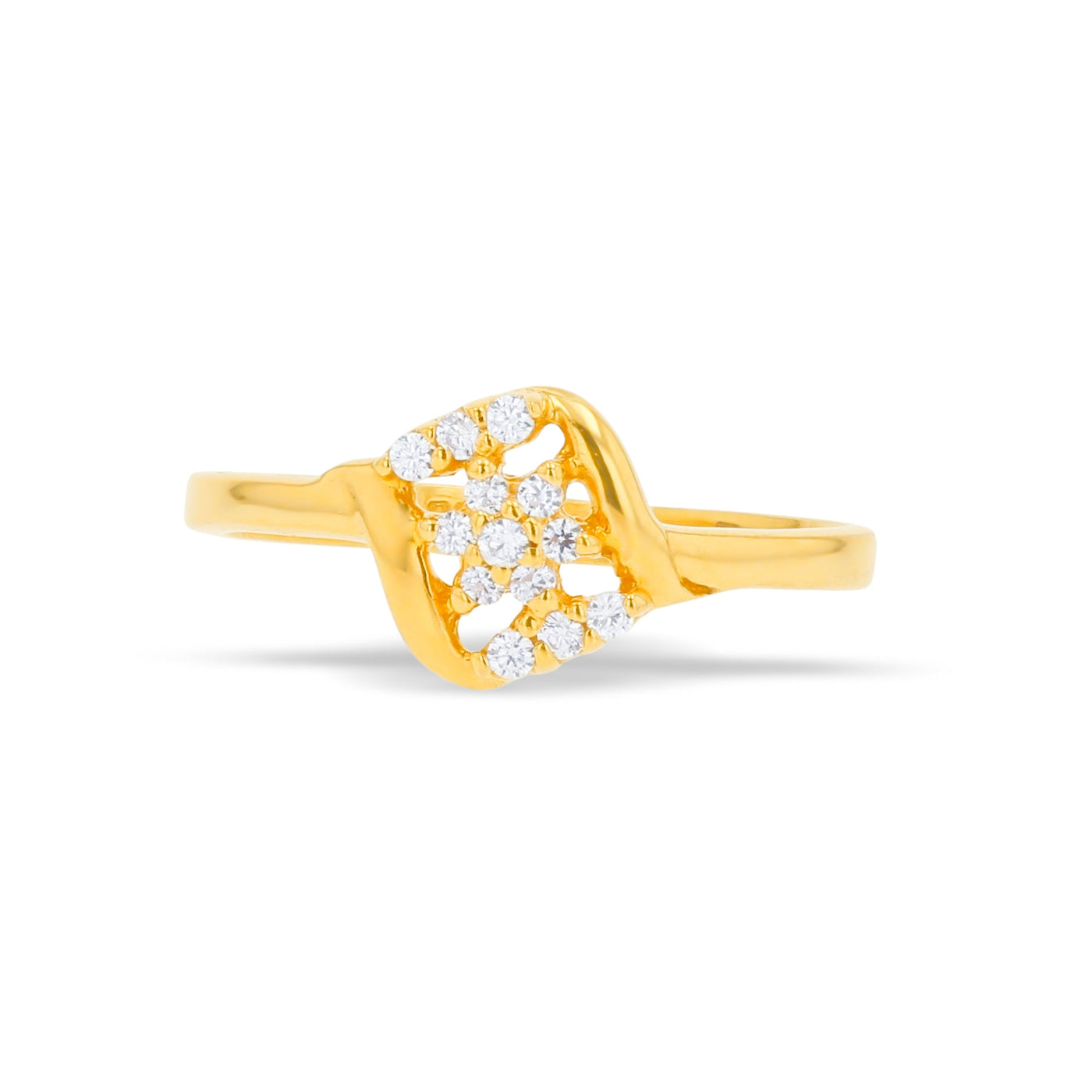 Lucchi 22k Yellow Gold with Stone - Ring Style 83