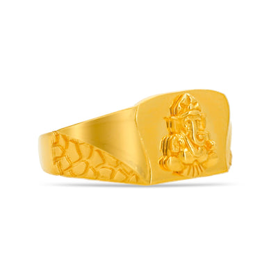 Lucchi 22k Yellow Gold - Ring Style 65 (Men's Ring)