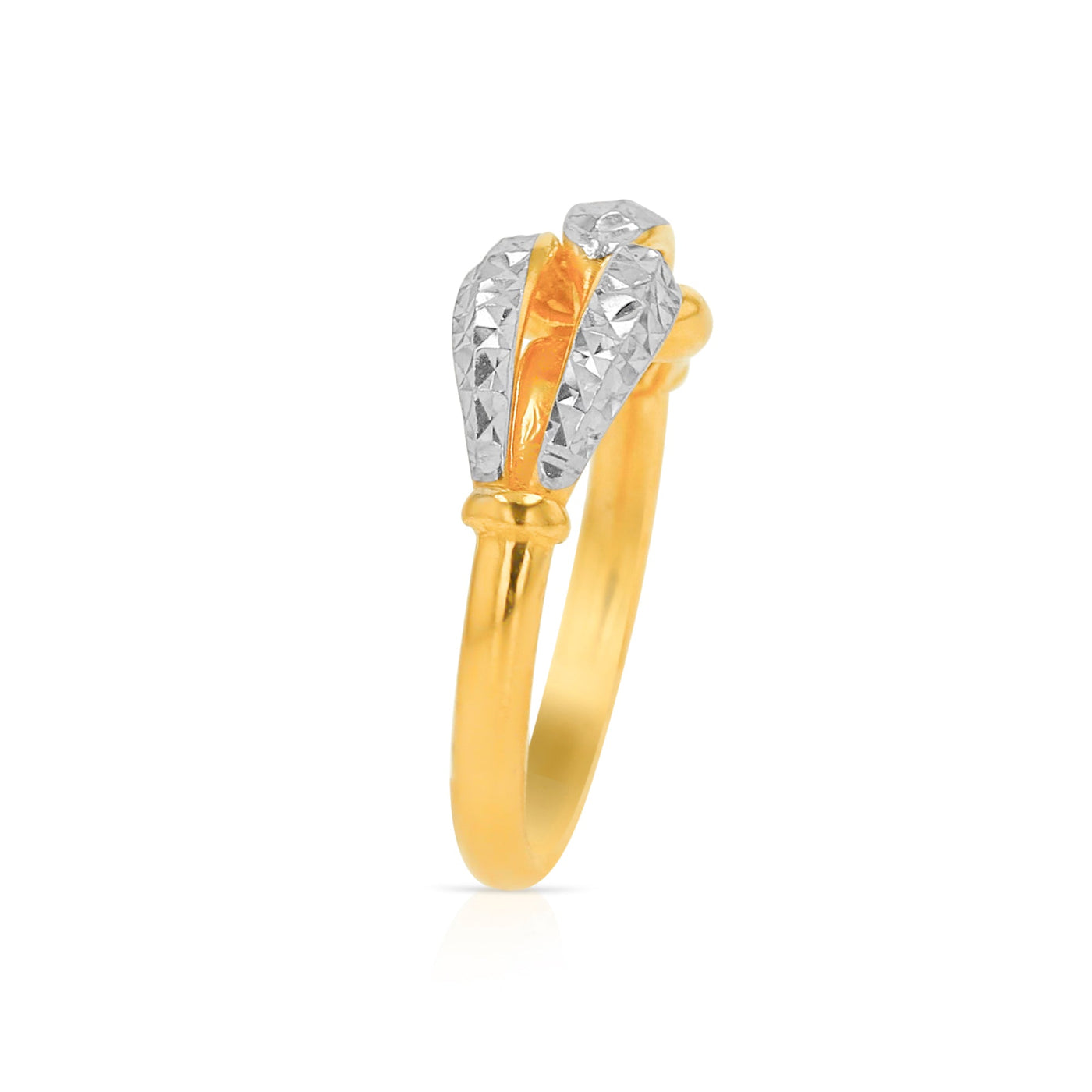 Lucchi 22k Yellow and White Gold - Ring Style 84