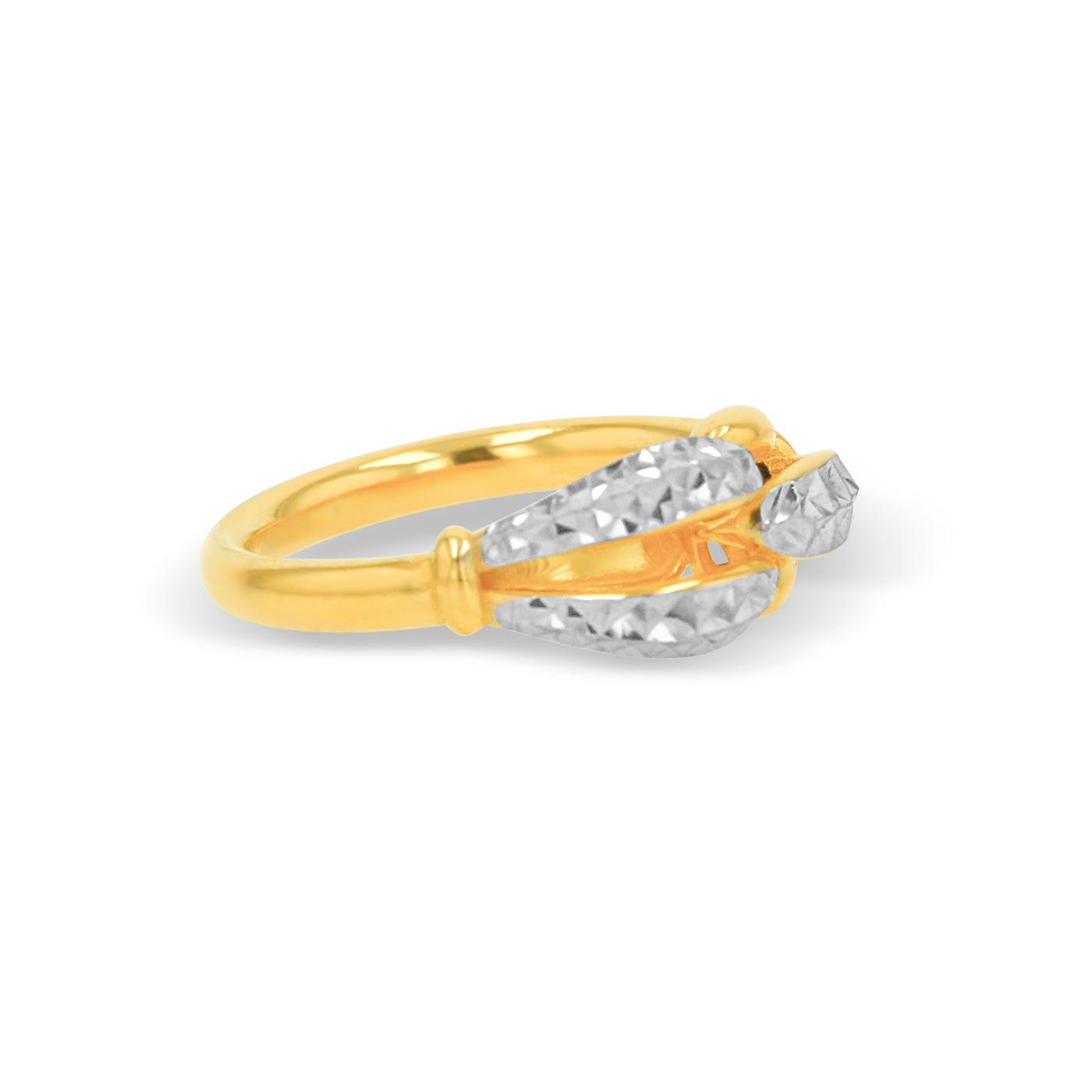 Lucchi 22k Yellow and White Gold - Ring Style 84