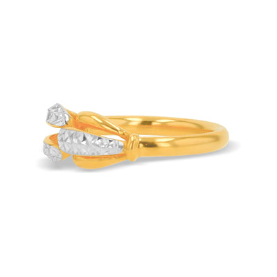 Lucchi 22k Yellow and White Gold - Ring Style 84